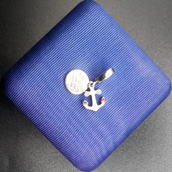 Pandora ALE 925 SS Double Dangle Charm Anchor Yourself to Someone Special - Picture 6 of 9